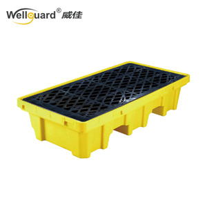 Containment effundet Pallet