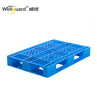 120*80*13,5 cm 6 hlauparar stafla af rekki plastpallinum