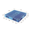 110 * 110 * 15cm Pallet tal-Grid tal-Plastik Stivabbli Double Sided