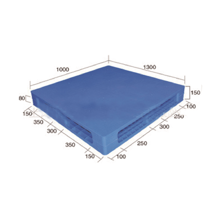 130*100*15cm doub sided anpile plastik palèt plat