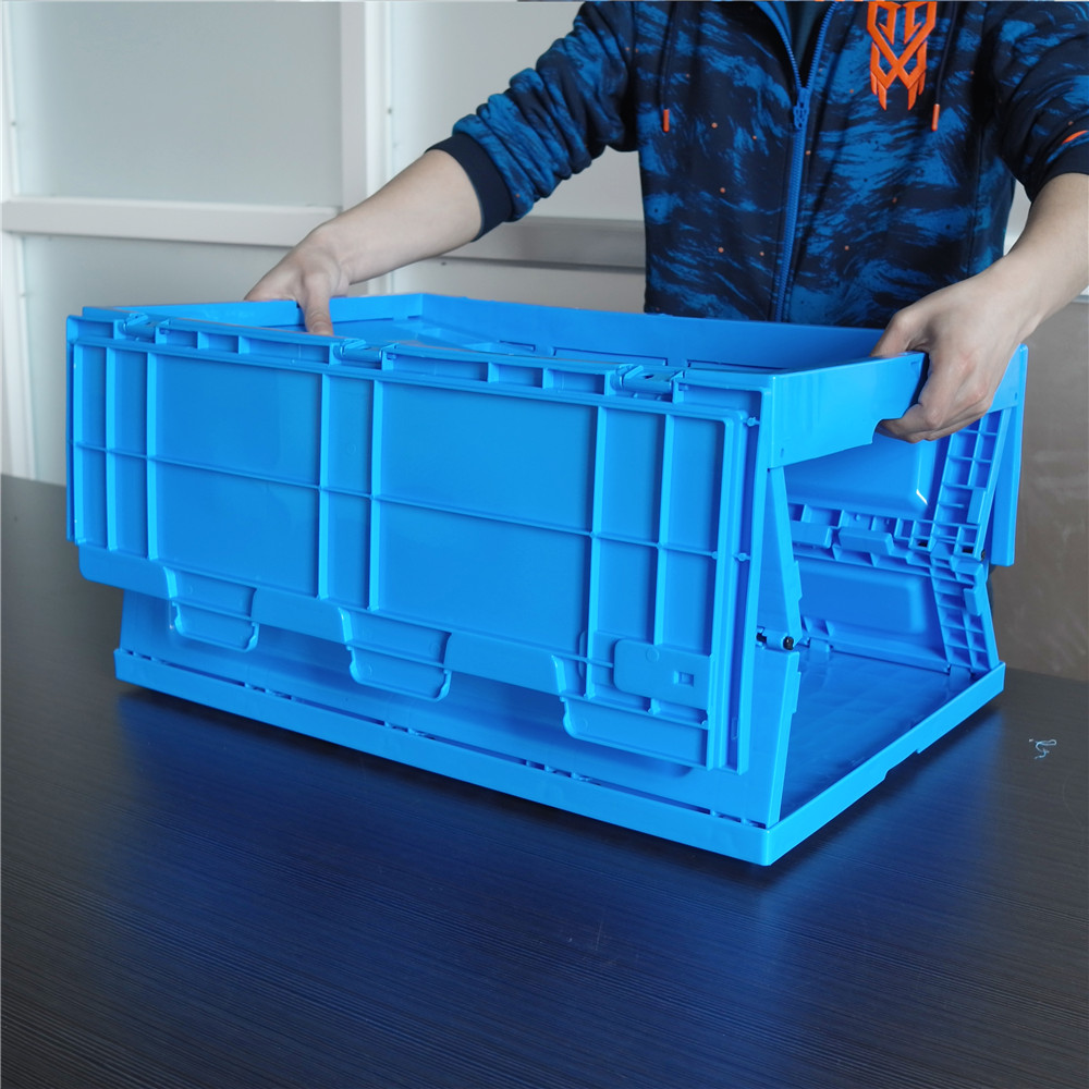 600x400x320mm mesh plastic collapsible crate