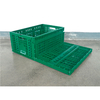 600x400x260mm Green plastic collapsible crate ad vegetabilis et fructus repono