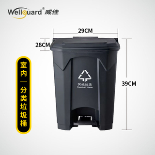 20L innanhúss plastpedal ryk