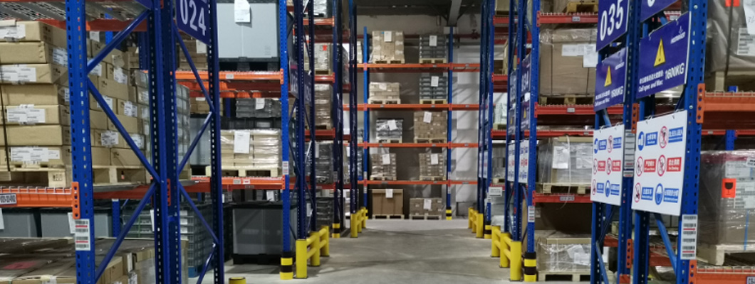 Plastic Guardrails for warehouse and industry