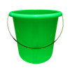 Green 18L Household Thicken Plastic Bucket with Metal Handle