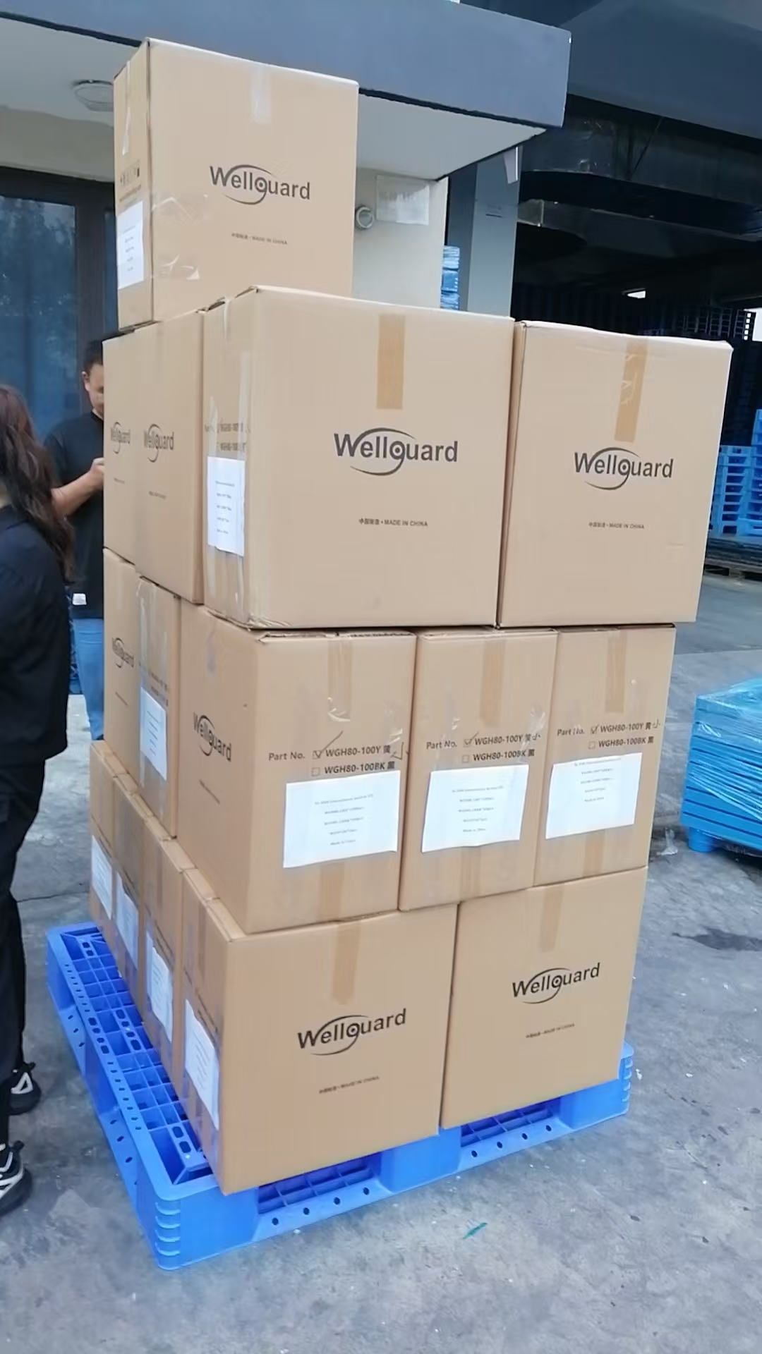 Wellguarding's Plastic Rack Protector is a hot seller in the UAE, safeguarding warehouse safety worldwide.