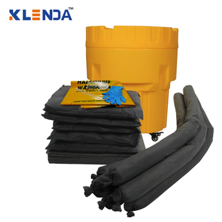 81L Universal Spill Kit med 20 gallon Moblie överpack Salvage Drum