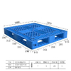 120*100*15cm 6 hlauparar staflable rekki Plast Grid bretti