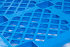 130*110*14cm palet cuibărit de plastic de plastic cu o grilă de 9 metri