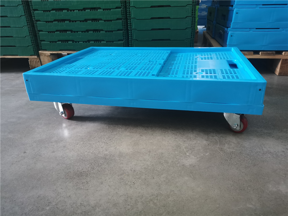 800x580X500mm mesh plastic collapsible crate