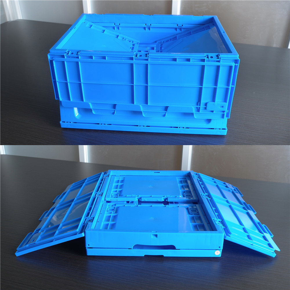 600x400x320mm mesh plastic collapsible crate