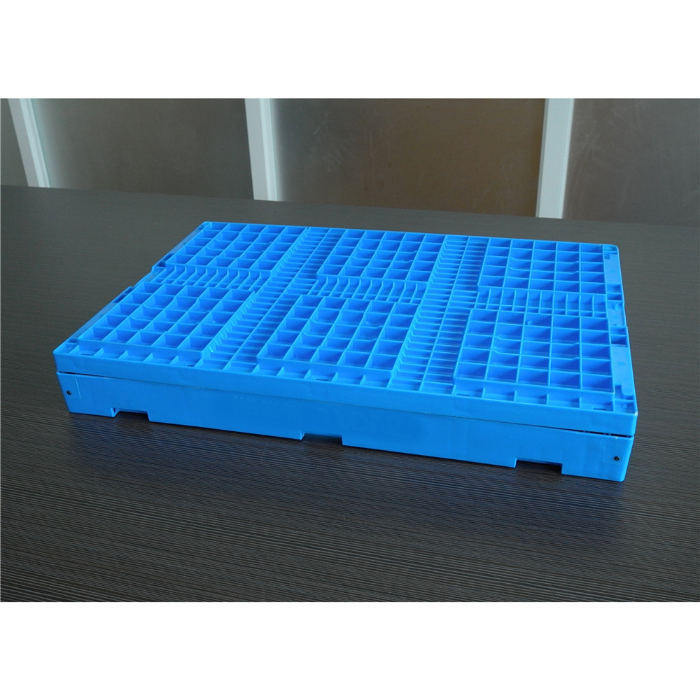 600x400x185mm mesh plastic collapsible crate