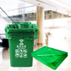 Green 40L Plastic Garbage Bags for Sanitation Garbage Cans