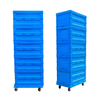 600x400x300mm mesh plastic collapsible crate