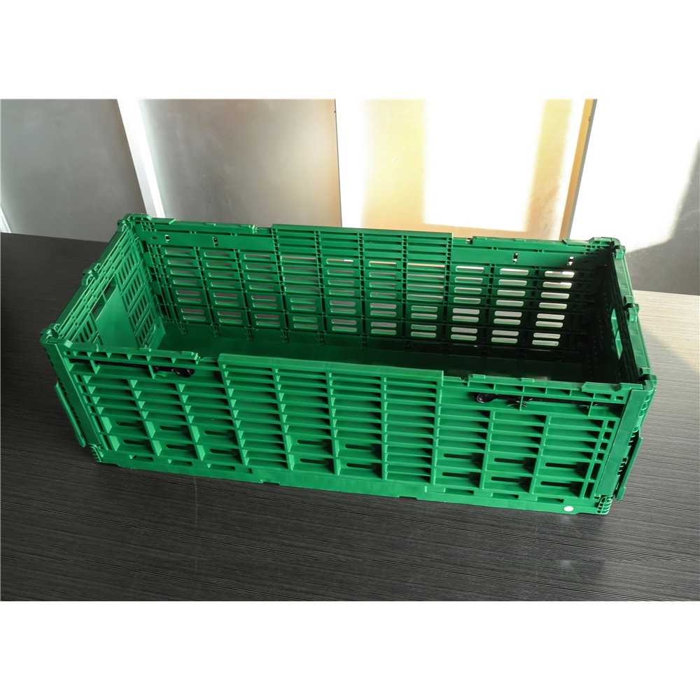 1000x400x340mm vèt plastik effondré kès pou depo legim ak fwi