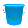 Blue 18L Household Thicken Plastic Bucket with Metal Handle