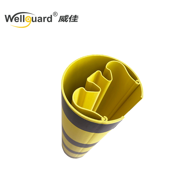 120*120*400mm PVC Material Medium Integrated Rack Protector