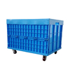 760x580x497mm Mesh Plastic Collapsible Crate