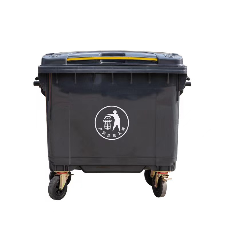 Cart garbage plastig 660L b