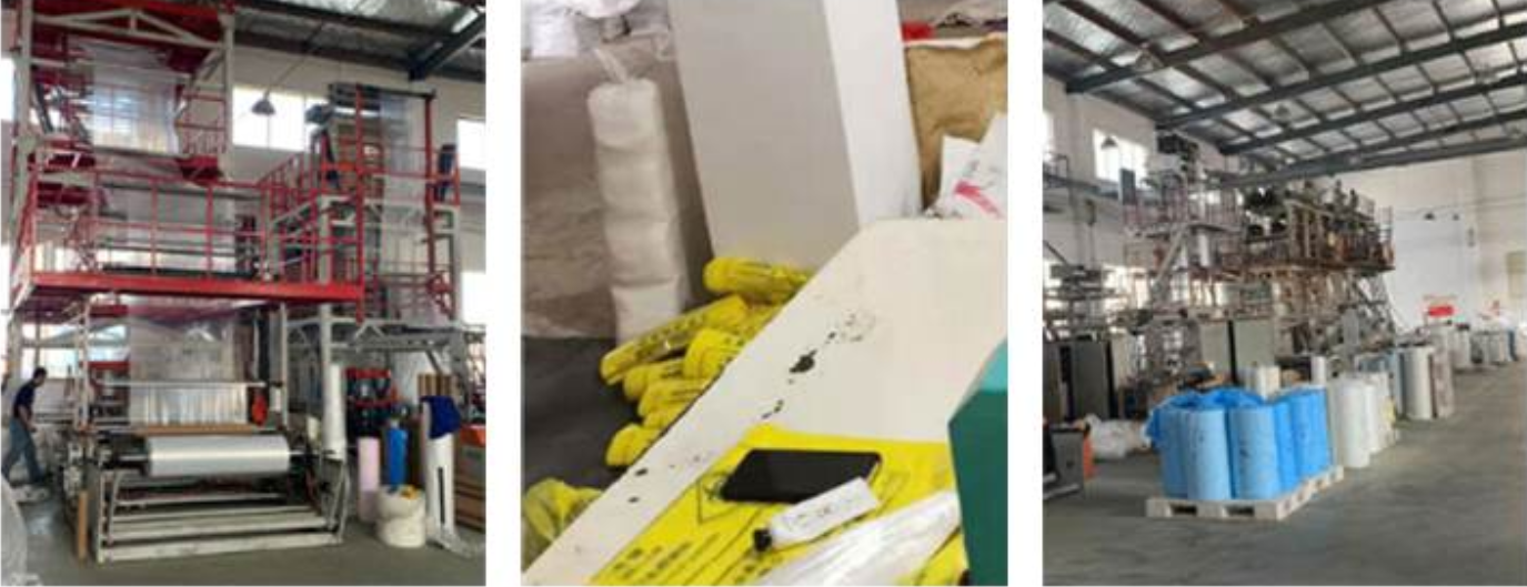 Plastic garbage bags factory’ display1