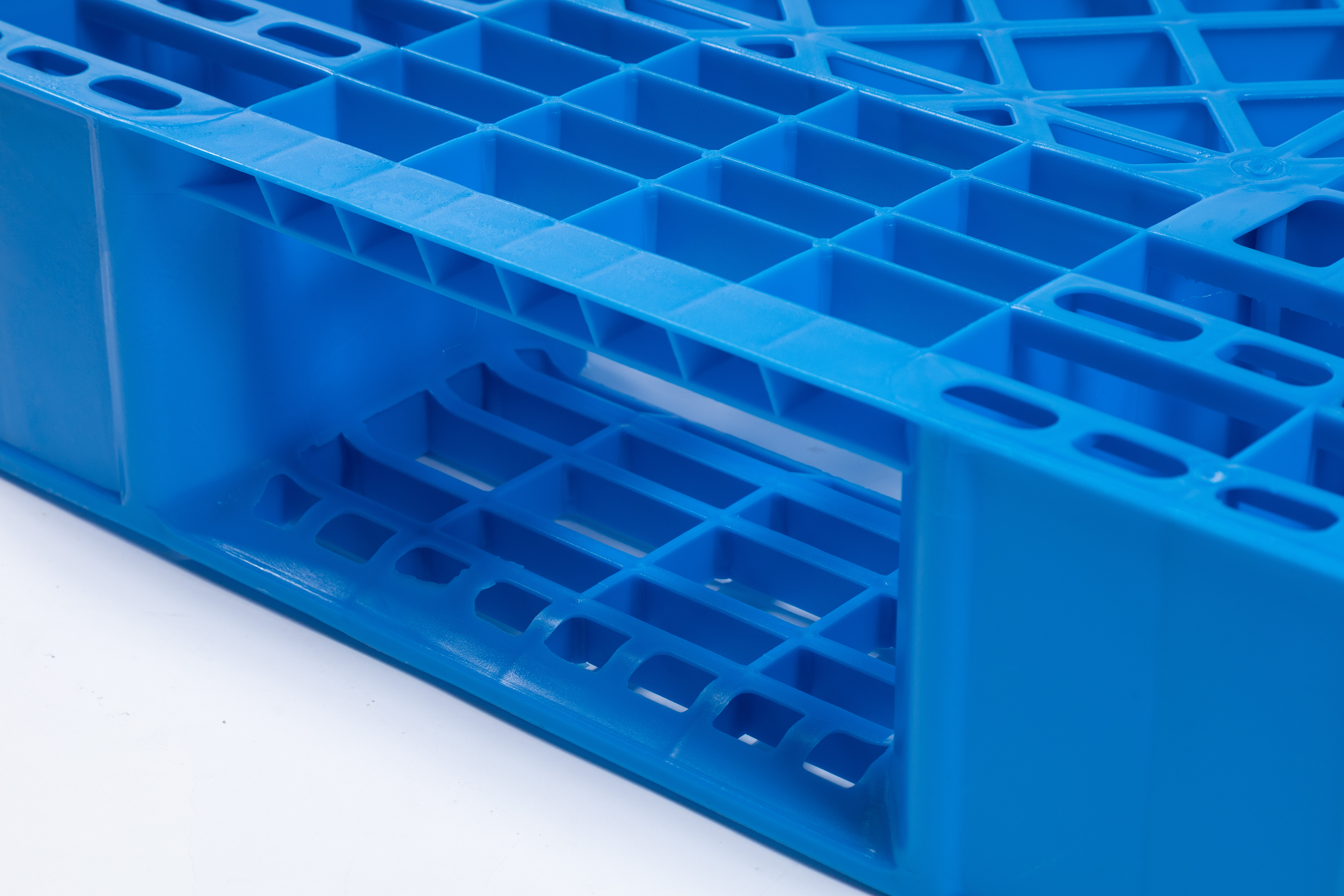 120*100*15cm 6 hlauparar staflable rekki Plast Grid bretti