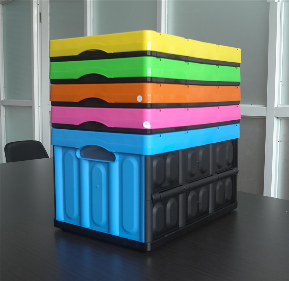 530x360x295mm mesh plastic collapsible crate