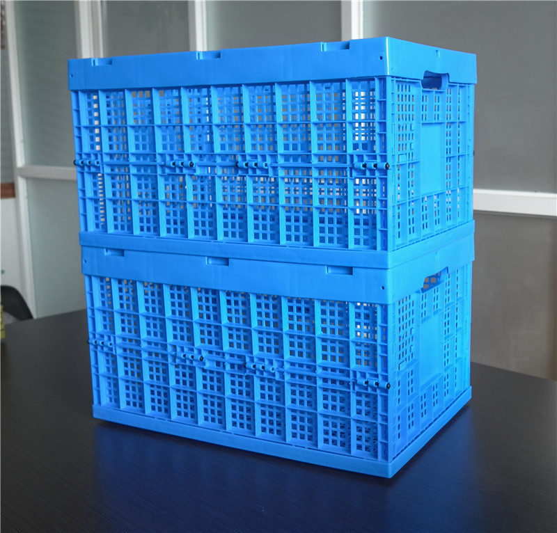 600x400x330mm Mesh Plastic Collapsible Crate