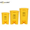 70L Tempat sampah limbah medis kuning
