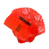 유출 제어를위한 50L 빨간색 유해 물질 폐기물 처리 백 (10pcs/bag)