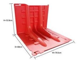 WGZ50 straight water retaining plate