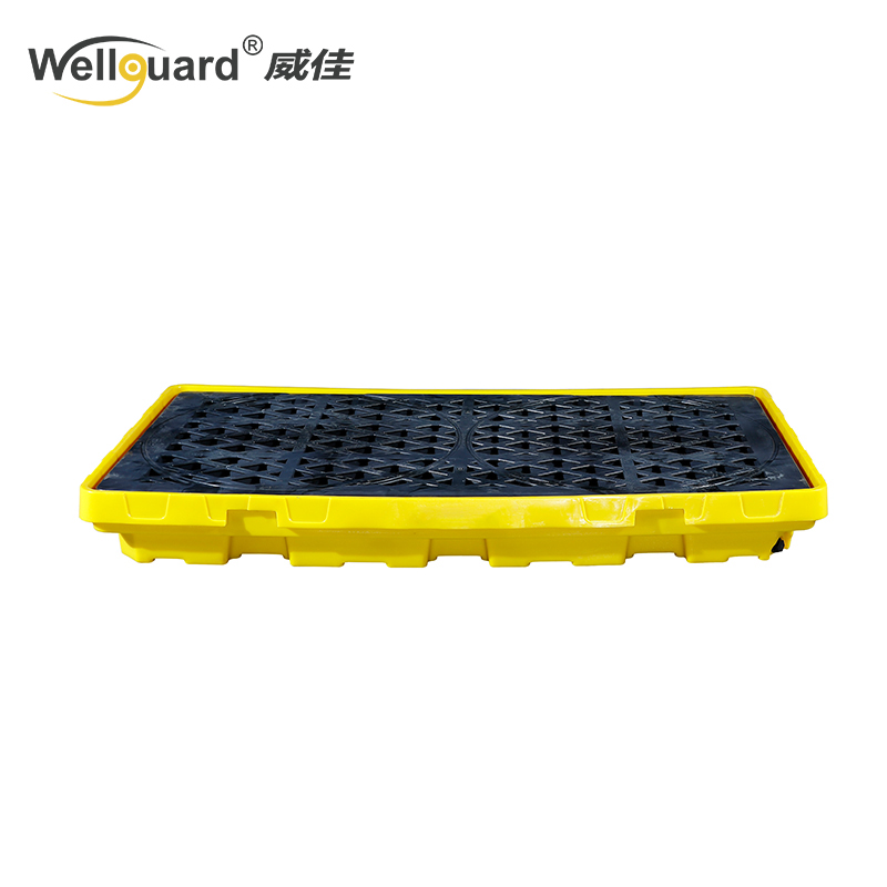 Containment effundet Pallet