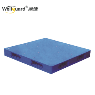 130*130*16cm Pallet Flat Plastik Stackable Double Sided