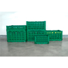 600x500x340mm Green plastic collapsible crate enim vegetabilis et fructus repono