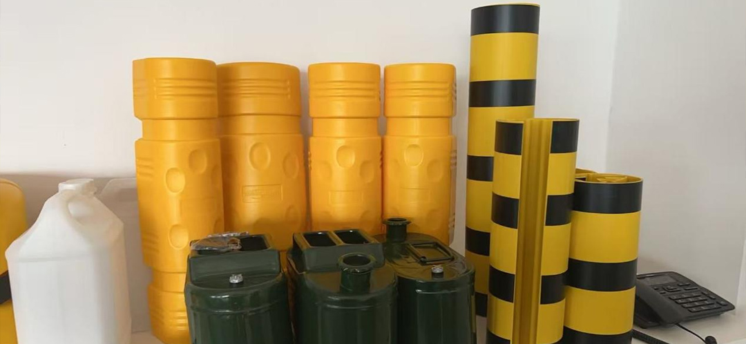 installation of plastic rack protectors