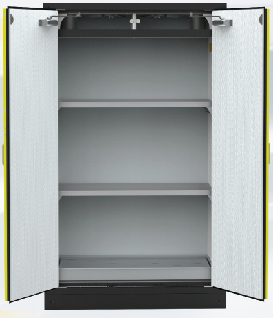 EN flammable cabinet inside
