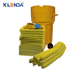 225L Chemical Spill Kit mit 65 Gallonen Moblie Überpackungstromtrommel