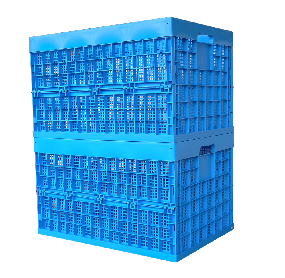 800x580X500mm mesh plastic collapsible crate