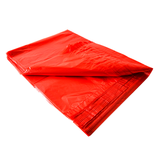 Red 40L Plastic Garbage Bags for Sanitation Garbage Cans