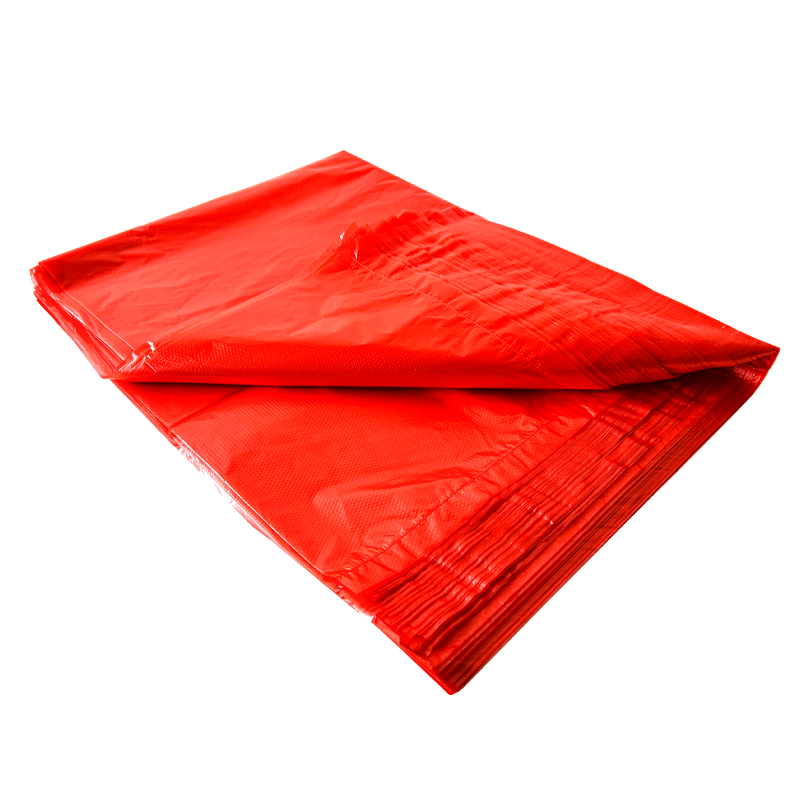 Red 40L Plastic Garbage Bags for Sanitation Garbage Cans
