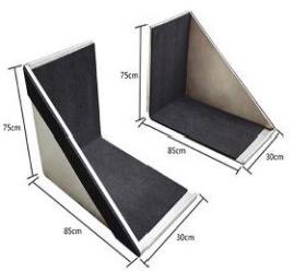 75cm high stainless steel edge banding