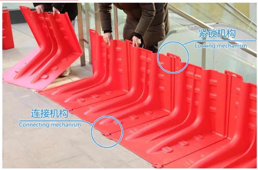 flood barrier installation method