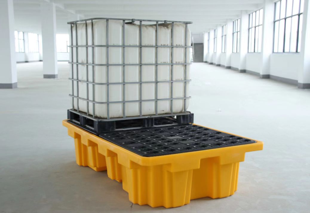 2 1000L IBC søl inneslutningspall