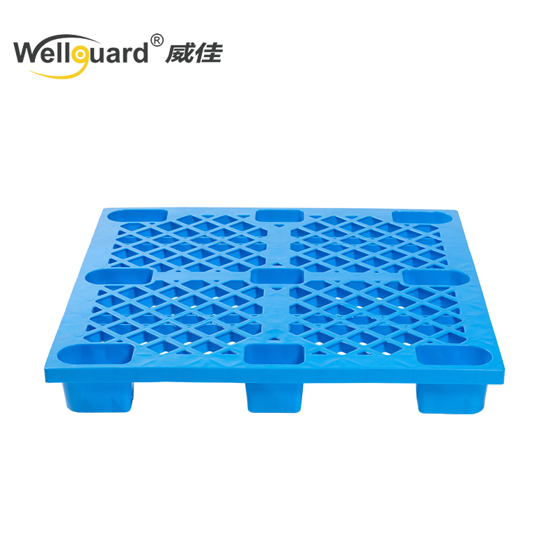 110*110*14cm 9-Feet Grid Plastic Nestable Pallet