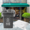 White 40L Plastic Garbage Bags for Sanitation Garbage Cans