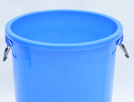 Wide-mouth design of industrial plastic bucket