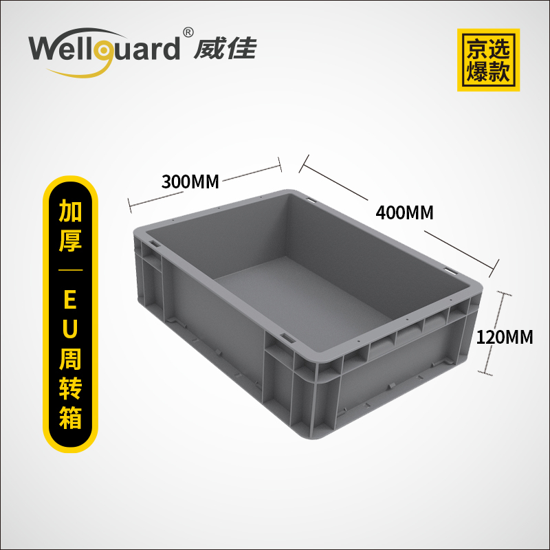 9.1L EU Turnover Plastic Boxs