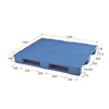 120*100*17cm 3 Runners Rackable Plastic Flat Pallet