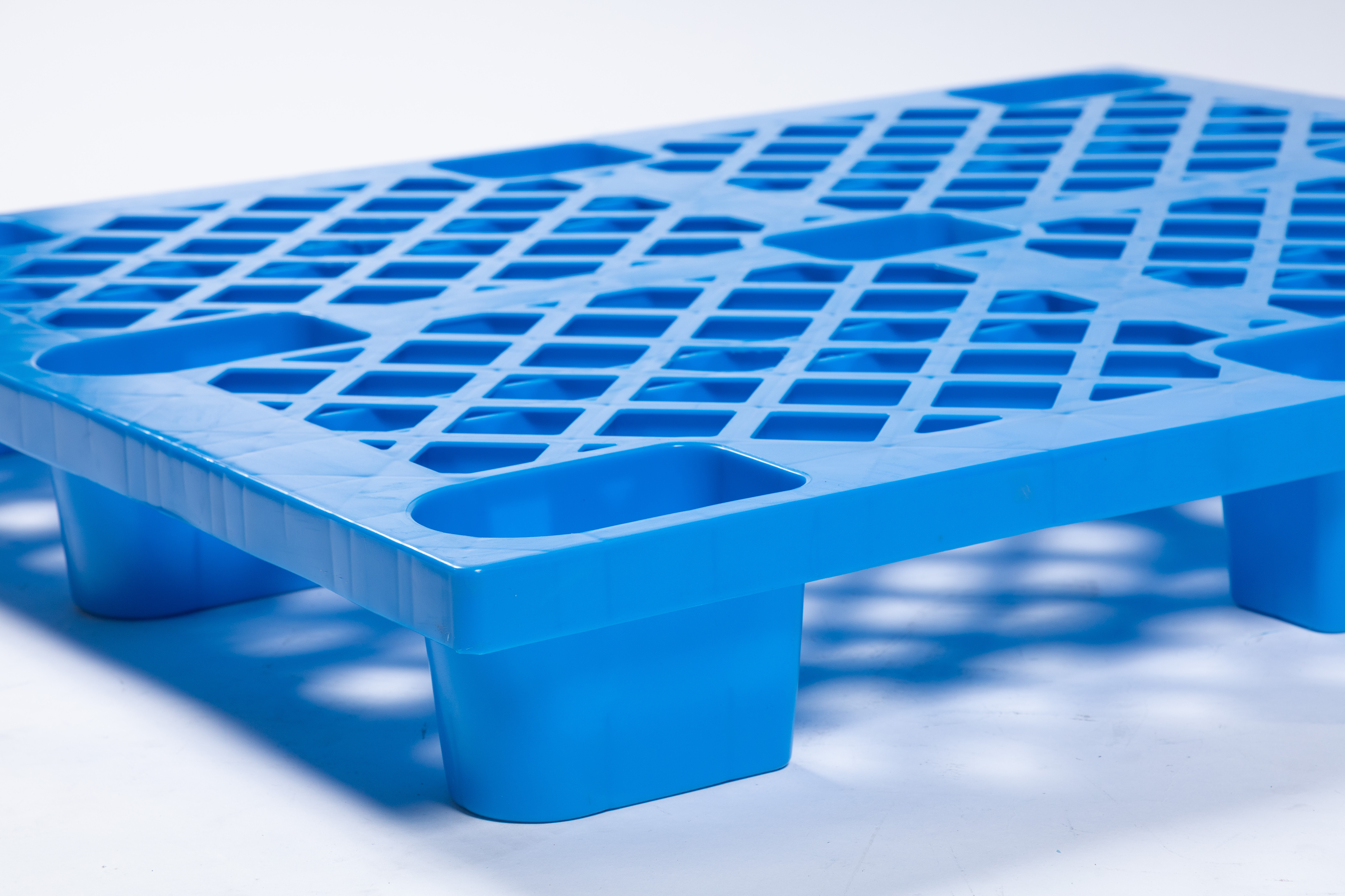 130*110*14cm palet cuibărit de plastic de plastic cu o grilă de 9 metri