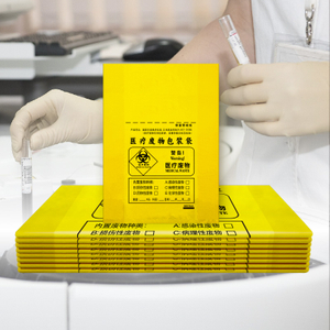 100L Flat Dilaw na Basura ng Basura para sa Paggamit ng Turnover Box