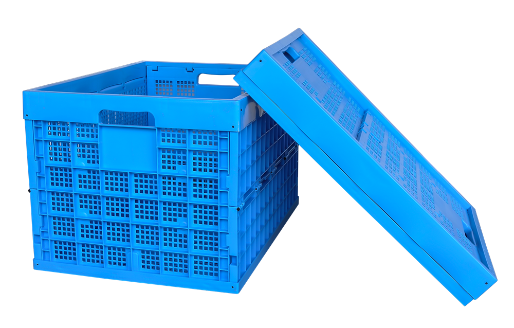 800x580X500mm mesh plastic collapsible crate